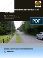 District Roads Condition Assessment