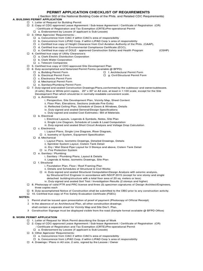 Building Permit Application Guide | PDF | Lease | Architect