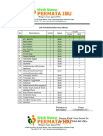 DAFTAR INVENTARIS PERALATAN MEDIS DAN NON MEDIS RUANGAN Ok Revisi