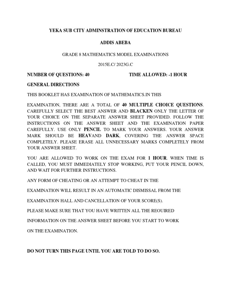 GRADE 8 MATHS MODEL EXAM PDF FREE DOWNLOAD visual data 4