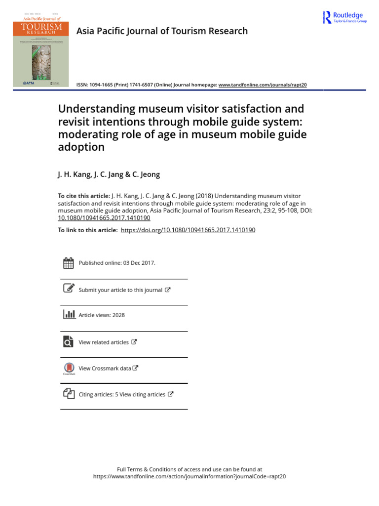 Museum Visitor Satisfaction via Mobile Guides | PDF | Customer ...