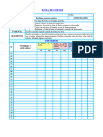 Escribimos Nuestros Nombres - COM - LISTA DE COTEJO