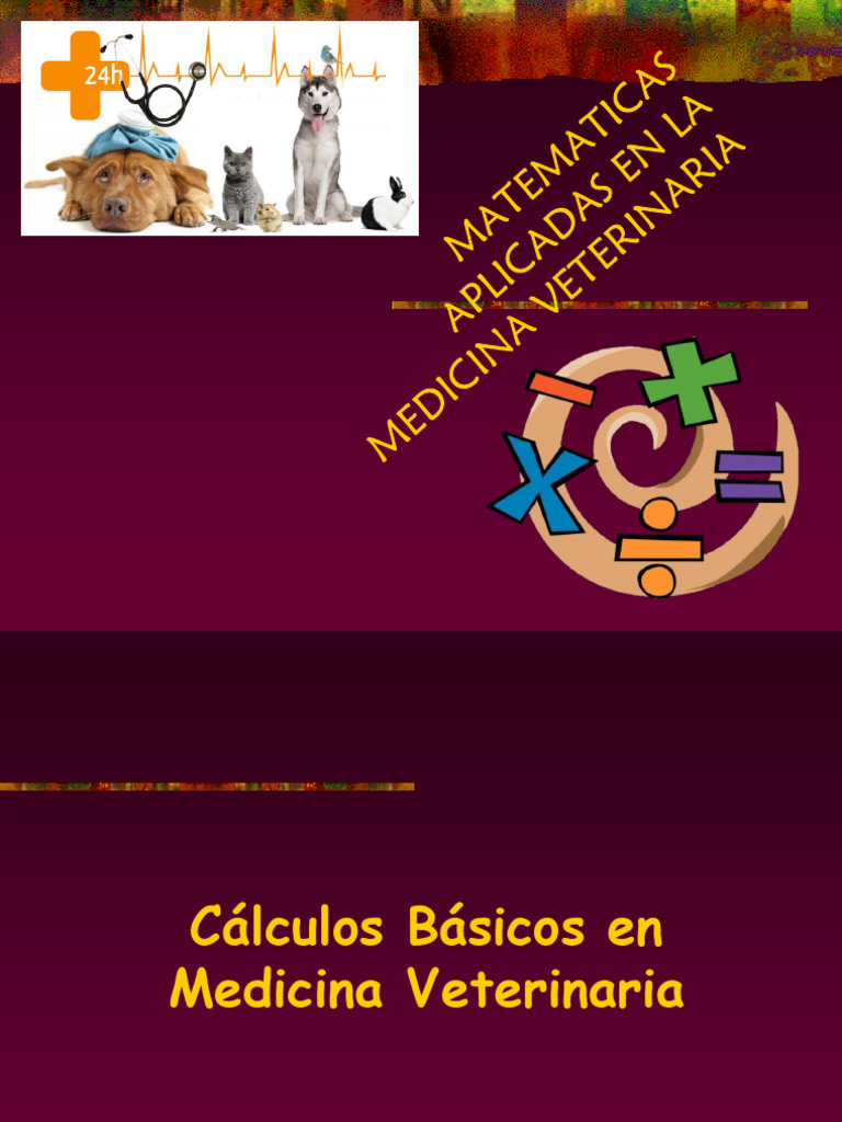 Cálculos Matemáticos en Veterinaria | PDF | Decimal | Números
