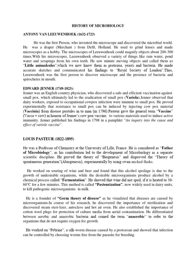 WHAT IS GENERAL MICROBIOLOGY HISTORY visual data 3