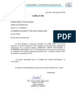 Carta de Aceptacion en Auditoria Compress