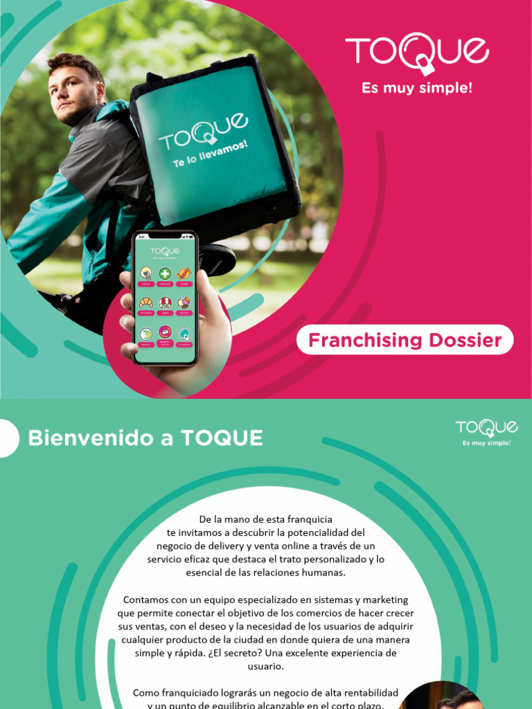 Franquicia de E-commerce Toque Delivery | PDF | Marketing | Comercio ...