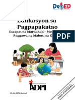 ESP8 - Q4 - M41 - Paggawa NG Mabuti Sa Kapwa