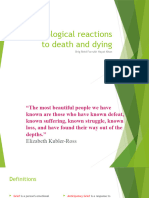 Psychological Reactions To Death and Dying Final