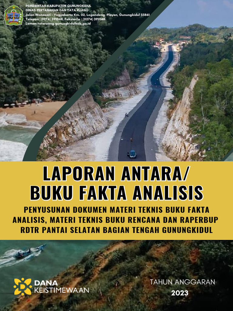 Analisis RDTR Pantai Selatan Gunungkidul | PDF