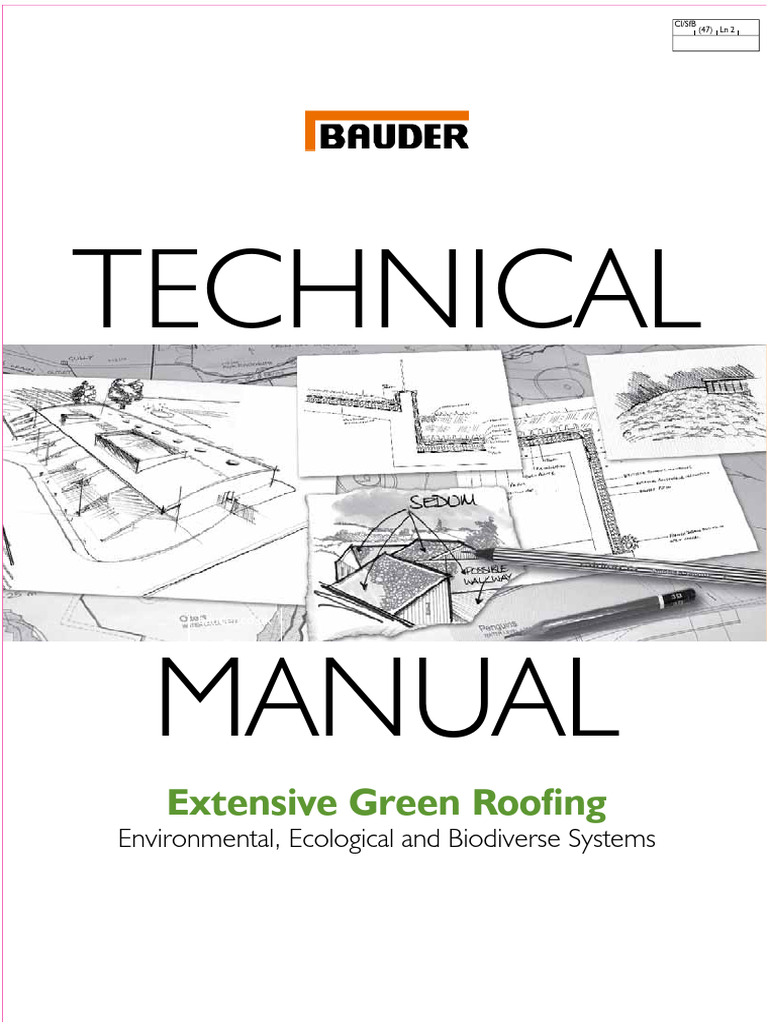 Extensive Green Roof Technical Manual - Bauder LTD | PDF | Atmosphere ...