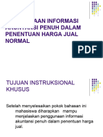 Penentuan Harga Jual Normal