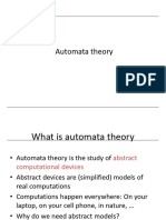 Automata Theory LecturesSlides Compressed
