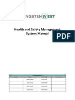 TW - HS - MWF - 005 - Health and Safety Management System Manual - V1.0 11599979