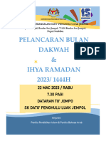 BUKU PROGRAM IHYA & DAKWAH