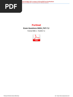 Nse4 fgt-7.2 3 | PDF | Firewall (Computing) | Ip Address