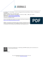 Mark Colvin e John Pauly - A Critique of Criminology Toward an integrated structural-marxist theory of delinquency production