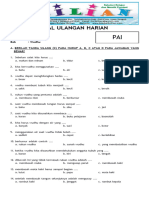 Soal PAI Kelas 1 SD Bab 9 Wudhu Dan Kunci Jawaban