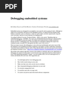 Debugging Embedded Systems 09