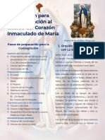 Preparacion Consagración Triunfo Corazon Inmaculado de Maria - Virgen Medalla Milagrosa Completo