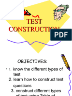 Test Construction Final