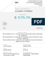 Mercado Crédito: Pagaste 3 Mensualidades de