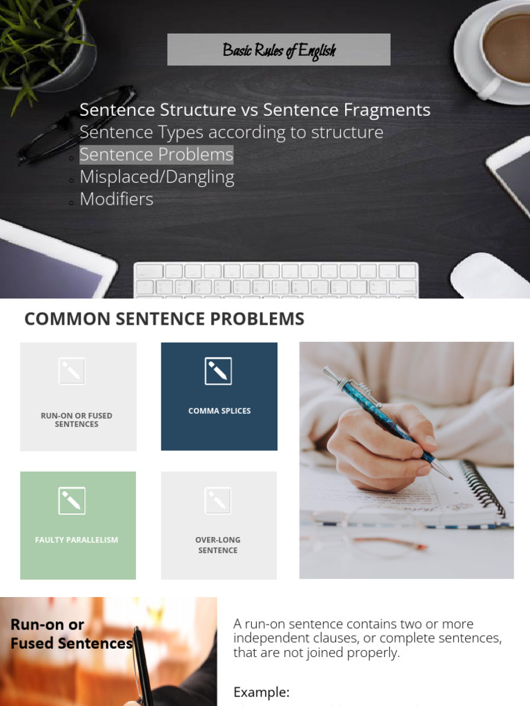 Common Sentence Problems | PDF | Comma | Grammar
