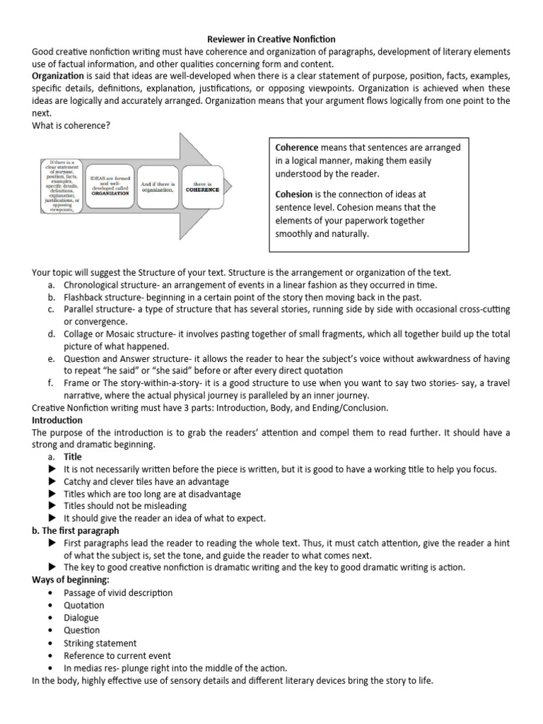 Creative Nonfiction Writing Guide | PDF | Blog | Narrative