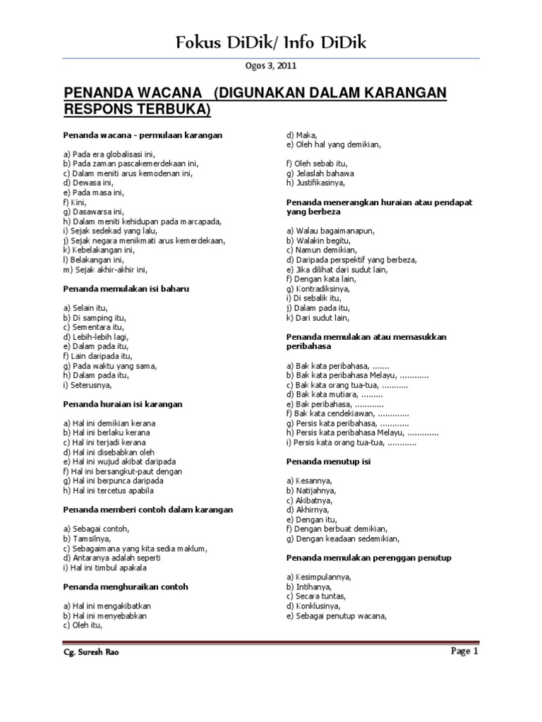 Bm Pmr Penanda Wacana Pdf