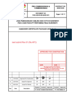 PAD-A-B-00-Q0-QAQC-001 Handover Certificate Package (HCP) Plan AFC (1) - Review FD