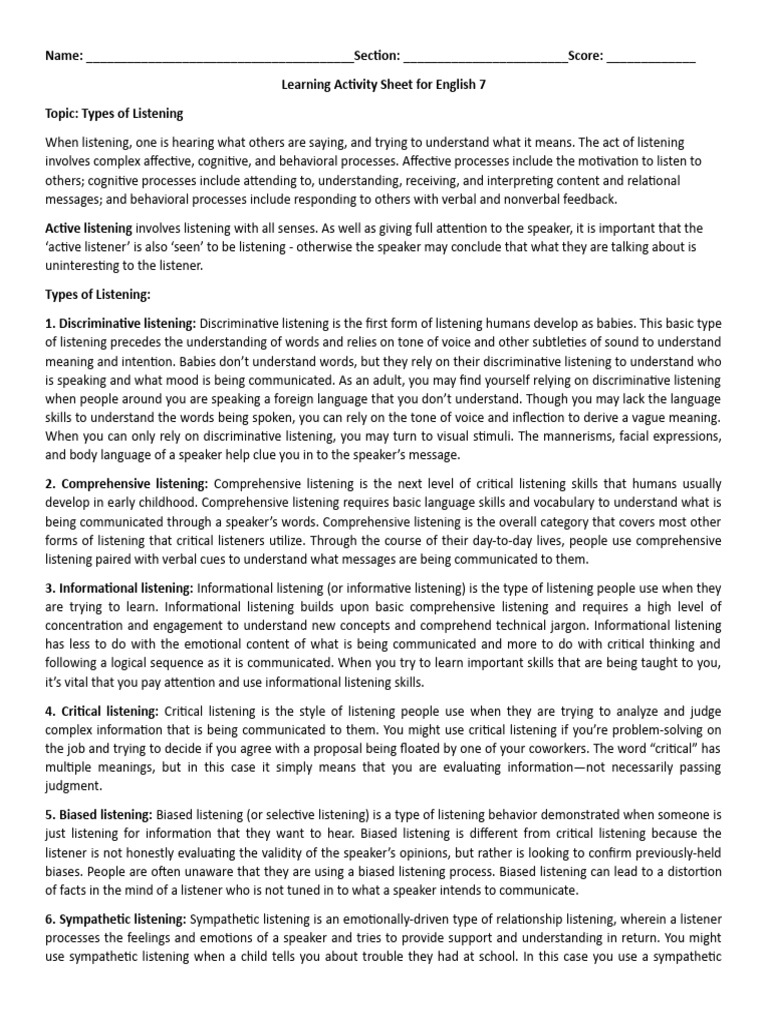 q4-types-of-listening-english-pdf-empathy-sympathy