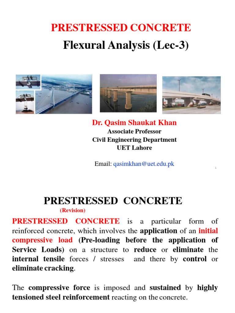 Flexural Analysis of Prestressed Concrete | PDF | Beam (Structure ...