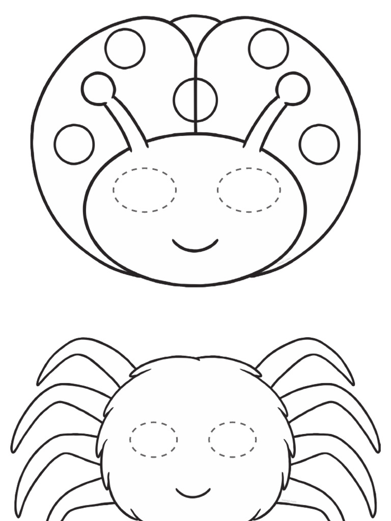 BW Insect Dramatic Play Masks | PDF