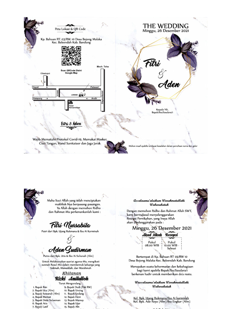 Undangan Pernikahan Yang Bisa Di Edit Pdf