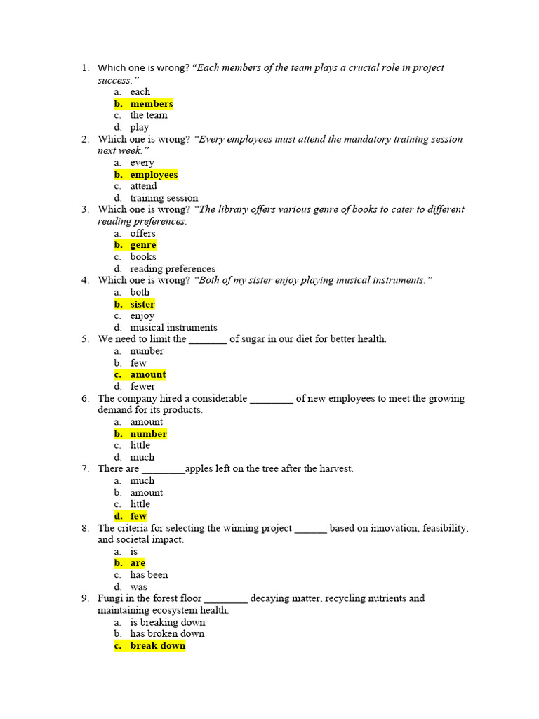 Latihan soal toefl kunci pdf