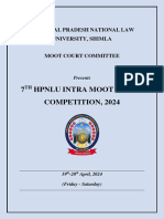 7th INTRA MOOT COURT COMPETITION RULE BOOK