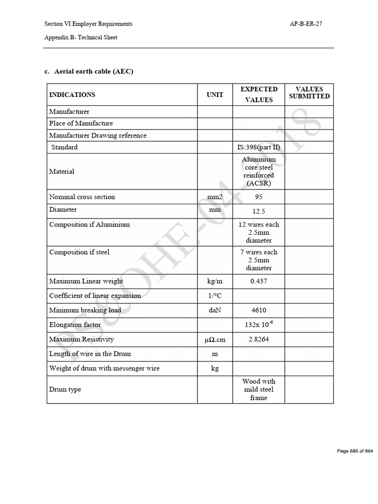 EN 50149 Compliance for Cable Specifications | PDF | Wire | Electrical ...