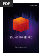 SOUND FORGE Pro 16 Manual