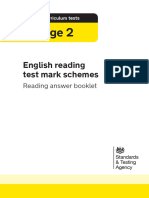 2023 Key Stage 2 English Reading Mark Schemes