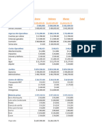 Presupuesto de Ingresos y Costos en Excel