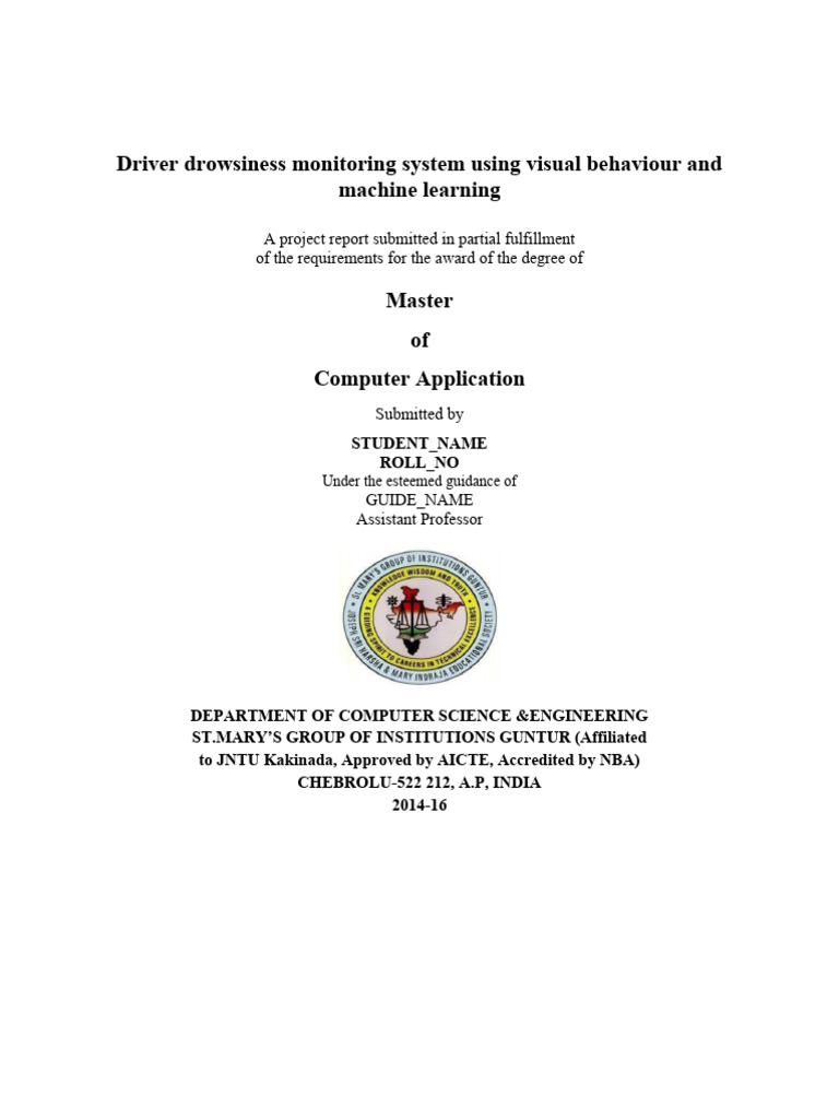 118 - Driver Drowsiness Monitoring System Using Visual Behaviour and ...