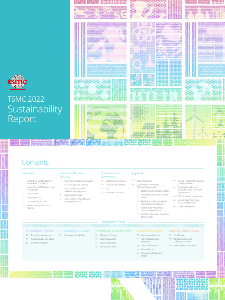 TSMC 2022 Sustainability Report Overview | PDF | Sustainability ...