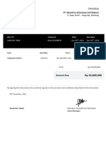 Invoice TIBAR