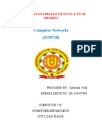 Computer Networks (3150710) : Swaminarayan College of Enng. & Tech. (Degree)