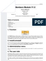 Xoops - Members Module