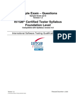 ISTQB CTFL v4.0 Sample-Exam-D-Questions v1.2