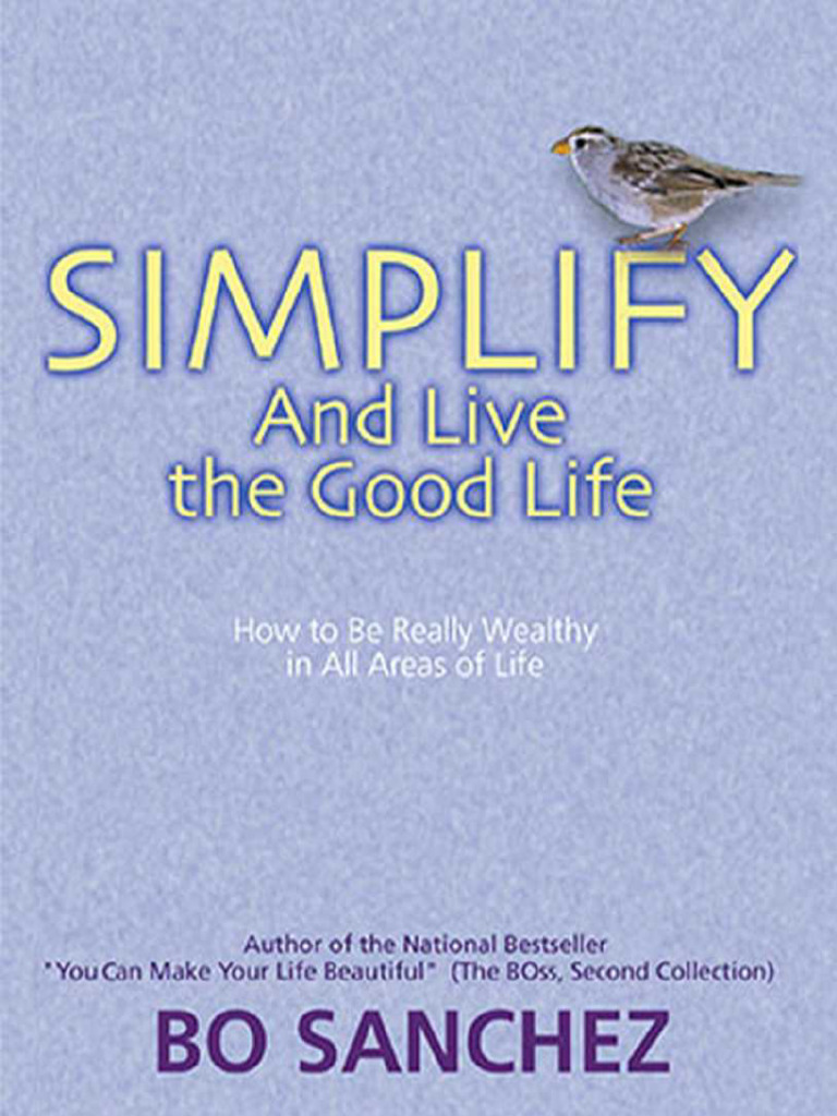 Bo Sanchez - Simplify | PDF | Interest | Credit, image size:768x1024