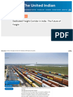 Dedicated Freight Corridor in India | India Freight Corridor