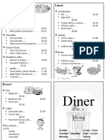 Ordering at A Diner Conversation Topics Dialogs - 120966