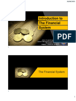 Introduction To Finance and The Financial System