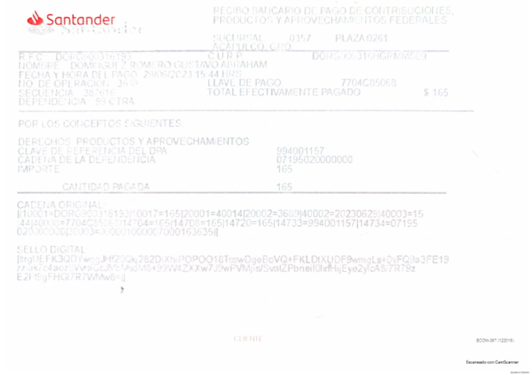 hoja de pago bancaria de carta de no habilitado | PDF